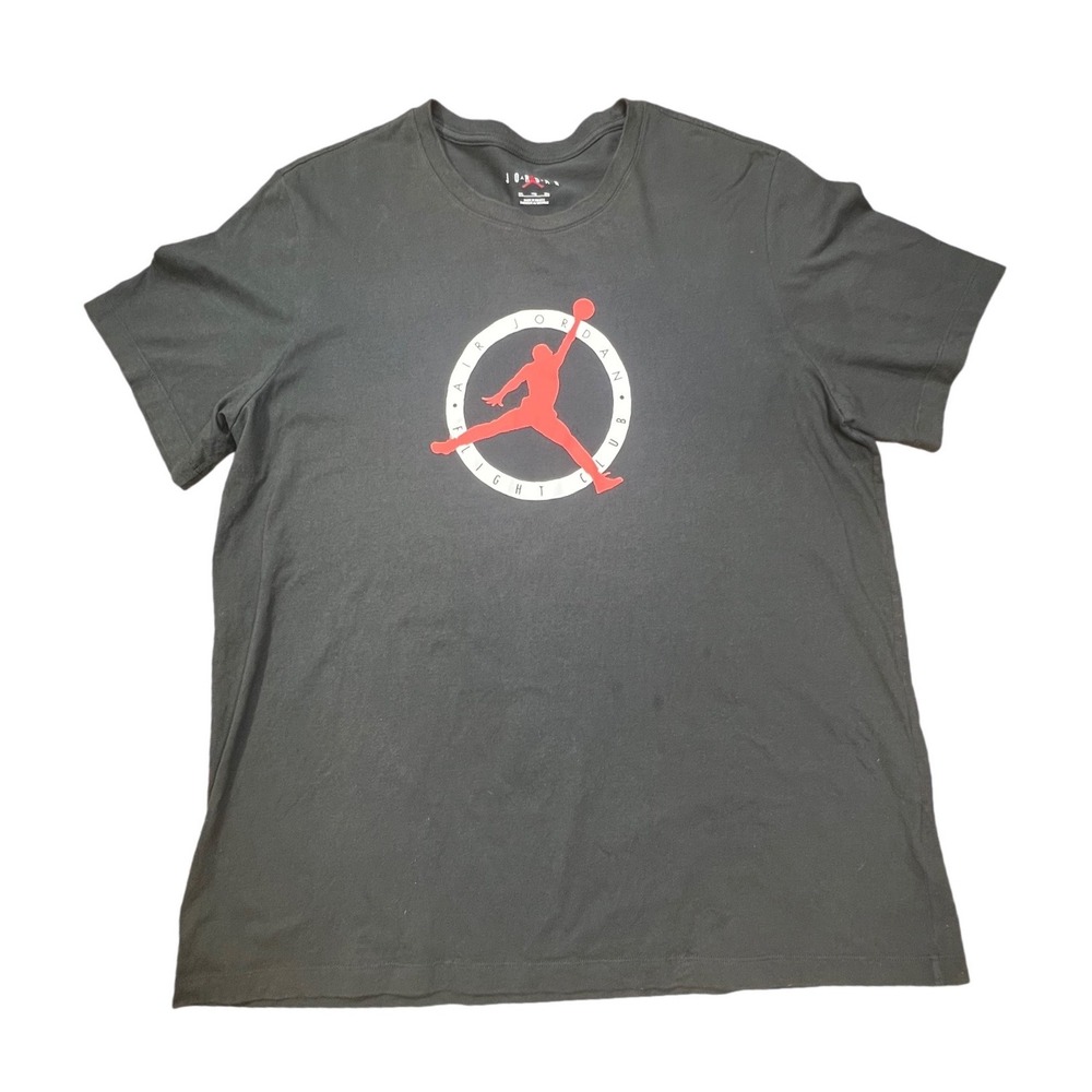 Air Jordan‎ Flight Club Graphic T Shirt Men's Black XXL